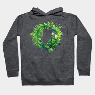 Summer solstice flower crown Hoodie